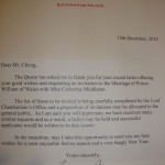 Letter from the Queen