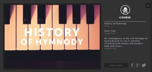 Screencap of History of Hymnody page